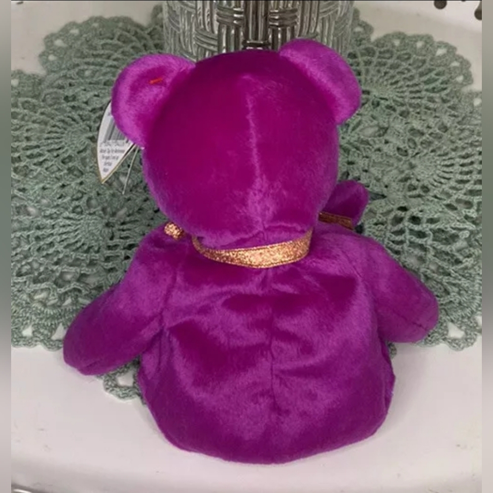 Vintage TY Beanie Babies 1999 Millennium Mispelled “Millenium” RARE With Tag - Picture 4 of 10